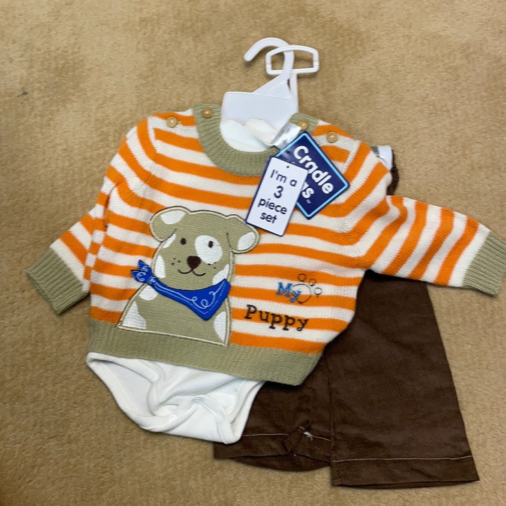 NWT Cradle Togs 3 piece outfit